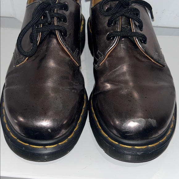 DR MARTEN Patent pewter loafers - Picture 3 of 8